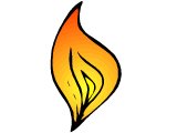 Flame, symbol of the Spirit